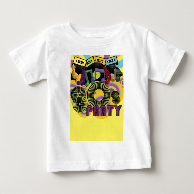 80s Party Baby T-Shirt (Front)