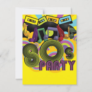 80s Party Invitation