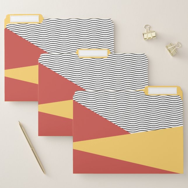 80s Pop art pattern File Folder (Set)