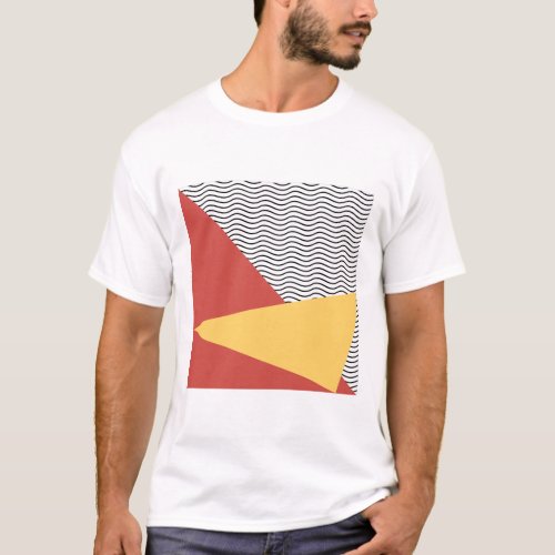 80s Pop art pattern mens T_Shirt