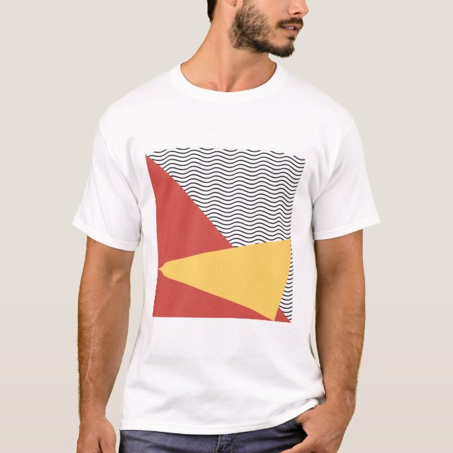 80s Pop art pattern men's T-Shirt (Front)