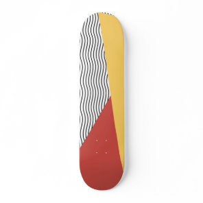 80s Pop art pattern Skateboard