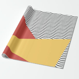 80s pop art pattern wrapping paper