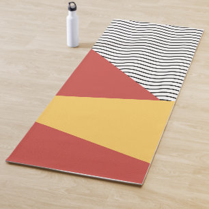 80s pop art pattern yoga mat