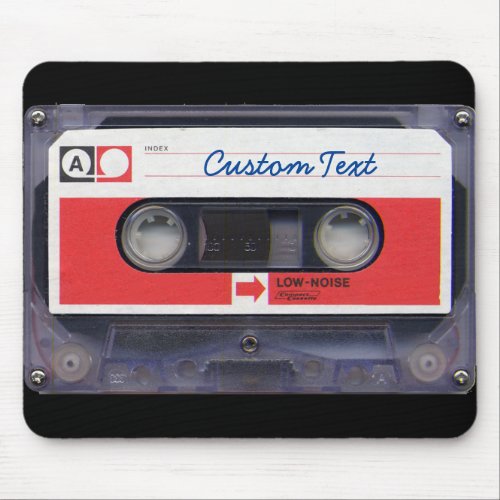 80s Pop Culture Personalized Cassette Tape Mouse Pad
