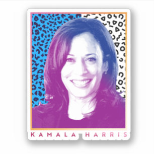 80s Poster - Kamala Harris Sticker