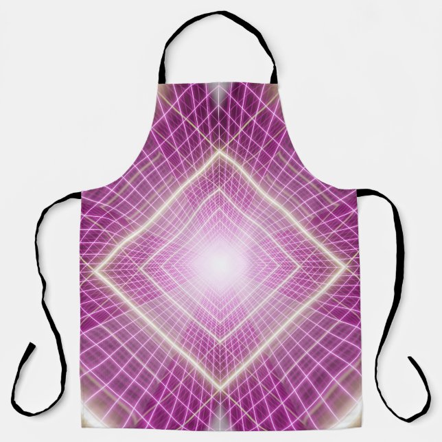 80s Retro: 3D Sci-Fi Background. Apron (Front)