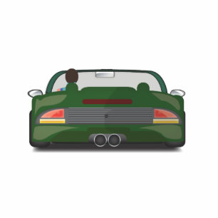 80s Retro Arcade Race Cutout