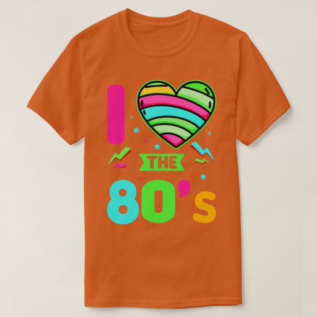 80s Retro Costume Theme Party Costume 90s Party 18 T-Shirt (Design Front)