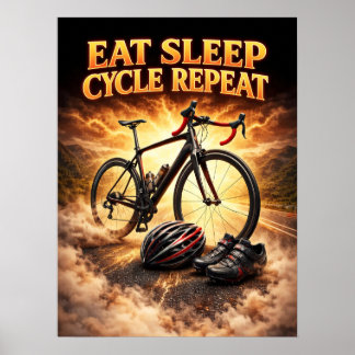 80s Retro Cycling Bootleg Art Poster