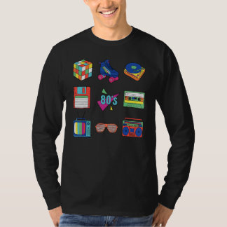 80's Retro Fashion Throwback Culture Disco Music P T-Shirt