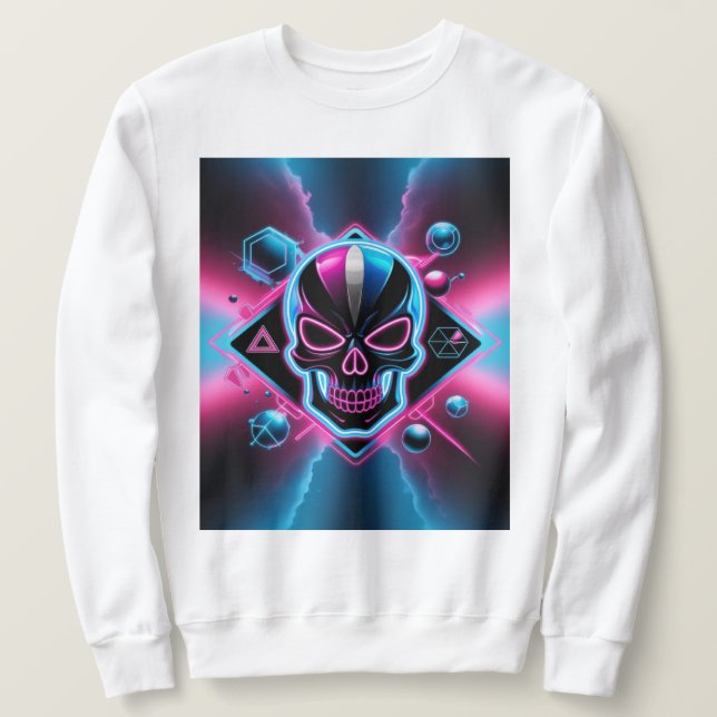 80s retro-futurism sweatshirt (Design Front)