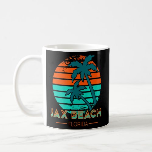 80s Retro Jacksonville Florida Vacation Souvenir J Coffee Mug