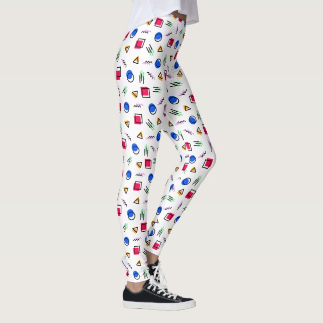 Memphis Pattern 28 / 80s - 90s Retro Leggings by Studio Memphis