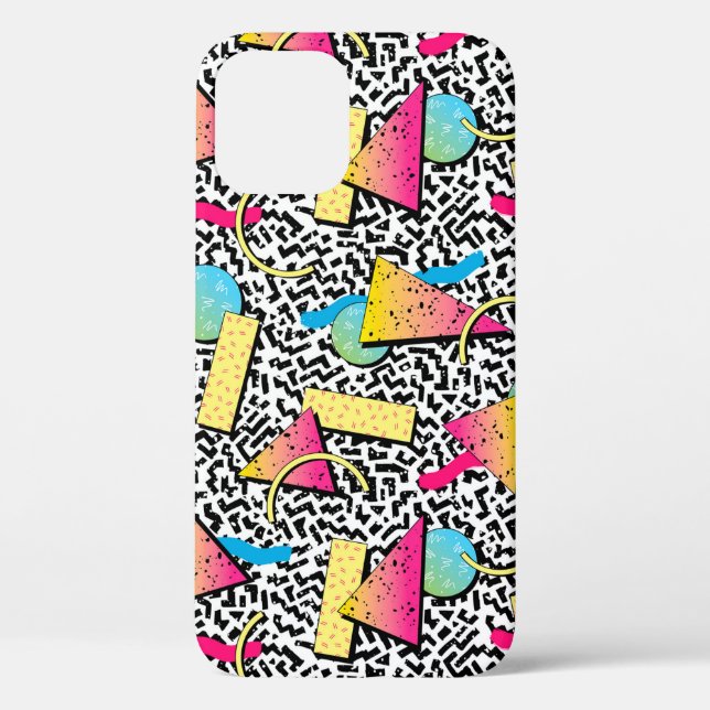 80s Retro New Wave Pattern iPhone / iPad case (Back)