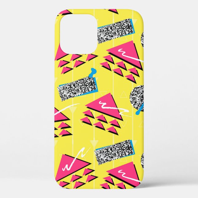 80s Retro New Wave Pattern iPhone / iPad case (Back)