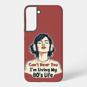80s Retro Nostalgic Music Lover Throwback Design Samsung Galaxy S22+ Case