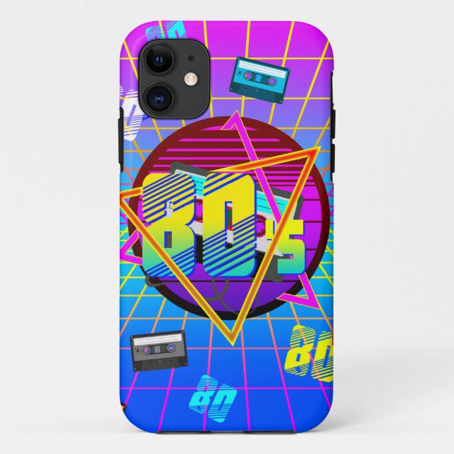 80's RETRO OLD SCHOOL CASSETTE TAPE    Case-Mate iPhone Case (Back)