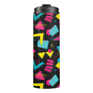 80s Retro Pattern Thermal Tumbler Thermal Tumbler