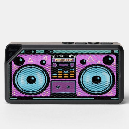 80s Retro Style Boombox Design Bluetooth Speaker