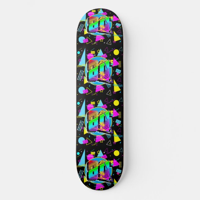 80'S RETRO VINTAGE OLD SCHOOL STYLE SKATEBOARD (Front)