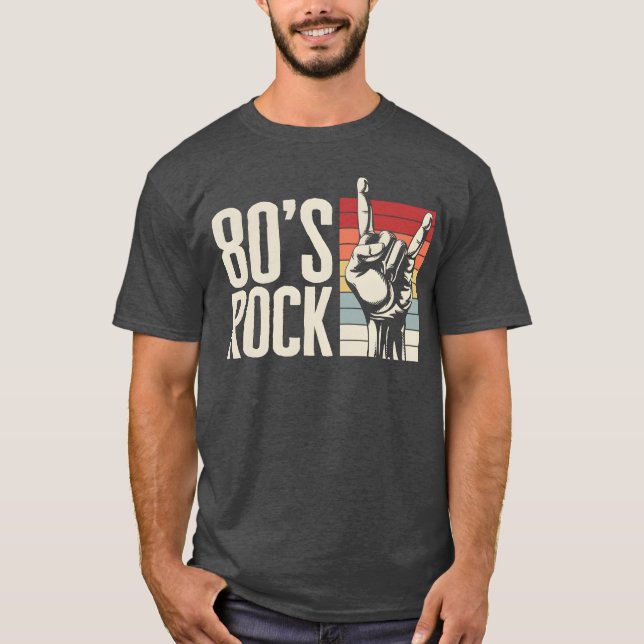 80s Rock Band 80s Rockee Gift For girl T-Shirt (Front)