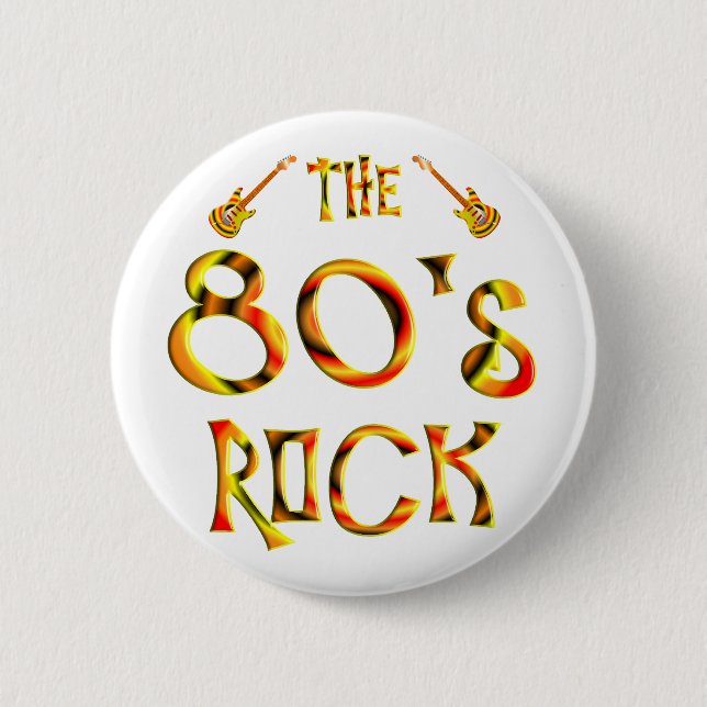80's Rock Button (Front)