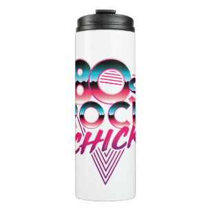 80s Rock Chick 1980s Music Lover Thermal Tumbler