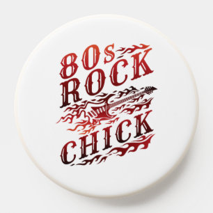 80s Rock Chick Eighties Music PopSocket