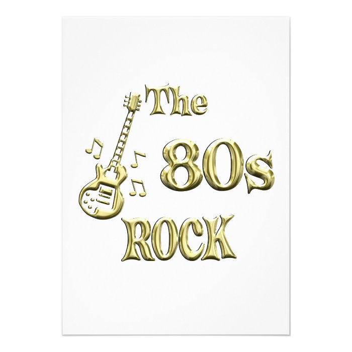 80s ROCK Invite