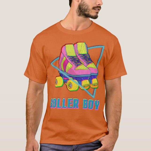 80s Rollerskates T Shirt Vintage Roller Skating (Front)
