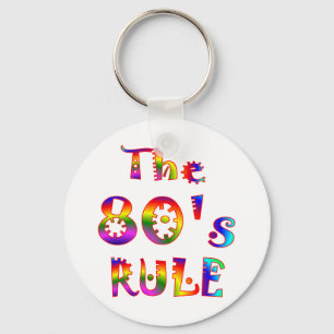 80s Rule Keychain