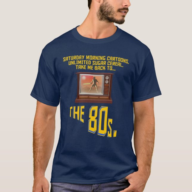 80s Shirt: Saturday Morning Cartoons T-Shirt (Front)