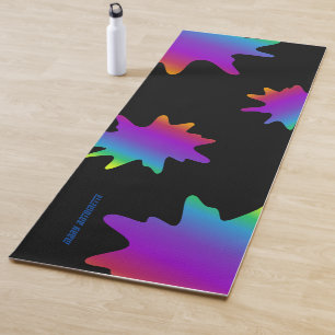 80s Splash of neon color Yoga Mat