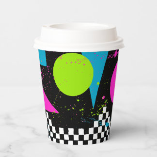 80s Splatterpaint Paper Cup