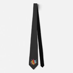80's Starburst Neck Tie