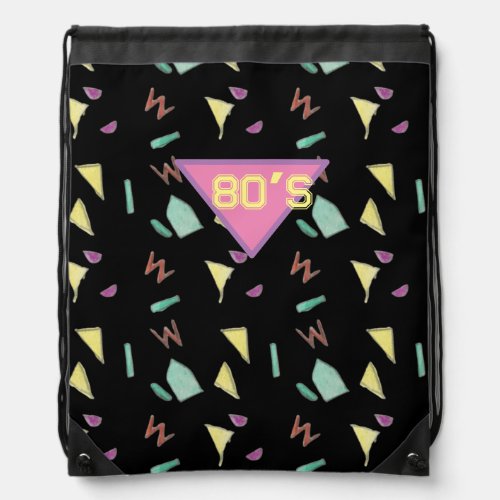 80s Style Drawstring Backpack