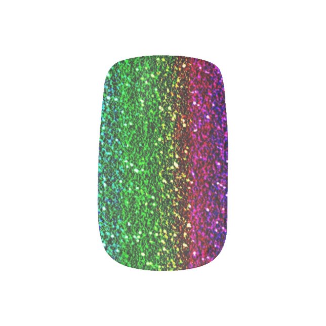 80's Style Minx Nail Wraps (Left Thumb)