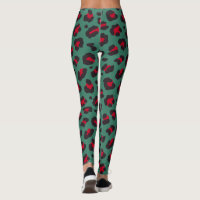 80s leopard hotsell print leggings