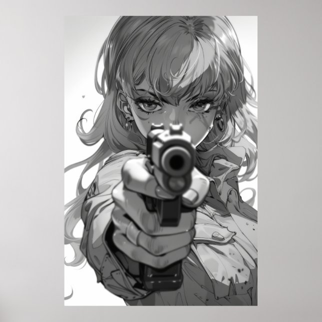 80s Style Retro Animation Illustration Poster (Front)