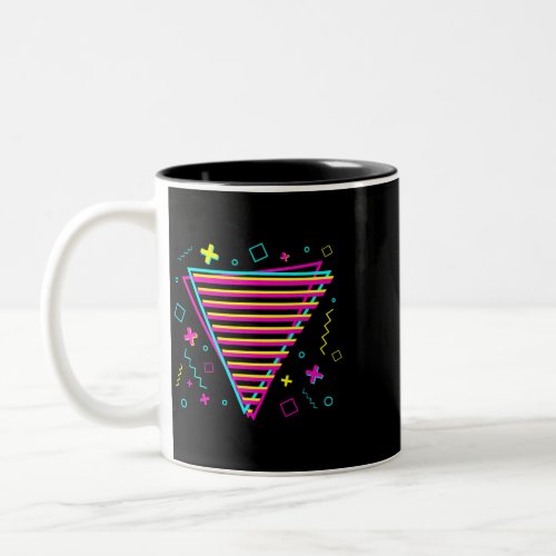 80s Style Shirt This Is My 80s Costume Cassette 80 Two_Tone Coffee Mug
