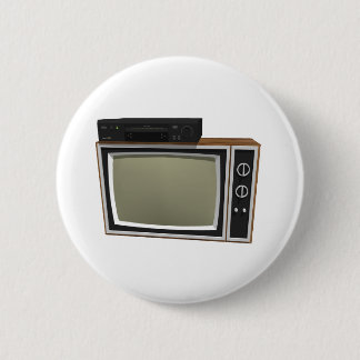 80's Style TV and VCR: 3D Model Button