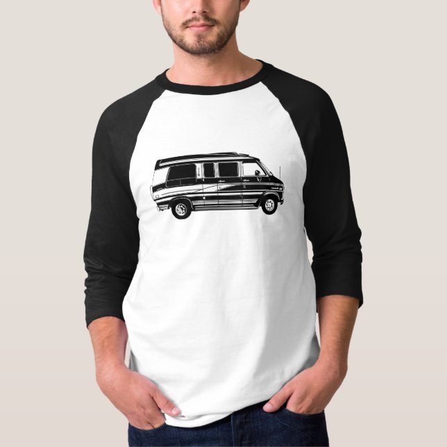 80s style van T-Shirt (Front)