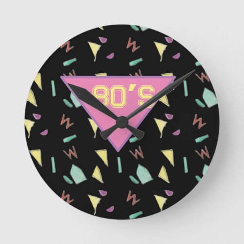 80s Style Wall Clock