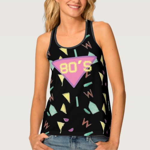 80s Style Womens Tank Top