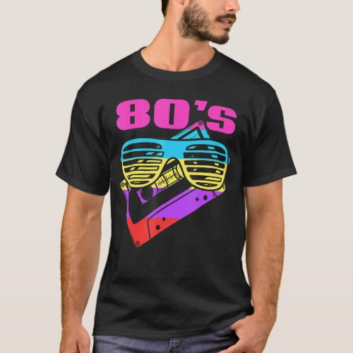 80s Vaporwave Retro Era Vintage Generation Sevent T_Shirt