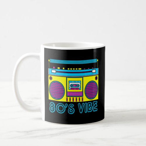 80s Vibe Retro Hip Hop Themed Costume Party Outfit Coffee Mug