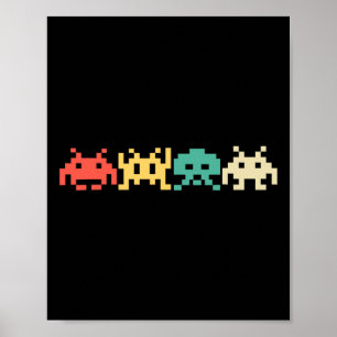 80s Video Game Vintage Retro Arcade 1 Poster