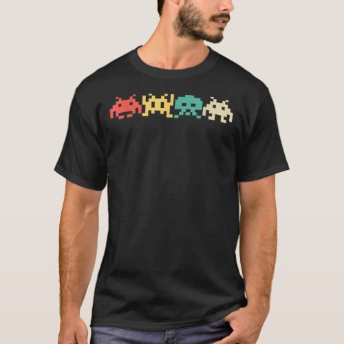 80s Video Game Vintage Retro Arcade T_Shirt