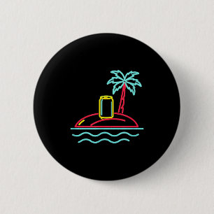 80s vintage beer retro sign style miami hawaii button